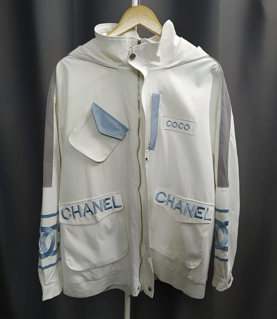 Chanel white hoodie outlet