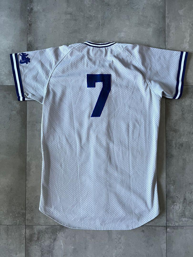 Retro Japanese Baseball Jersey, Button-up, Mercuryes #9