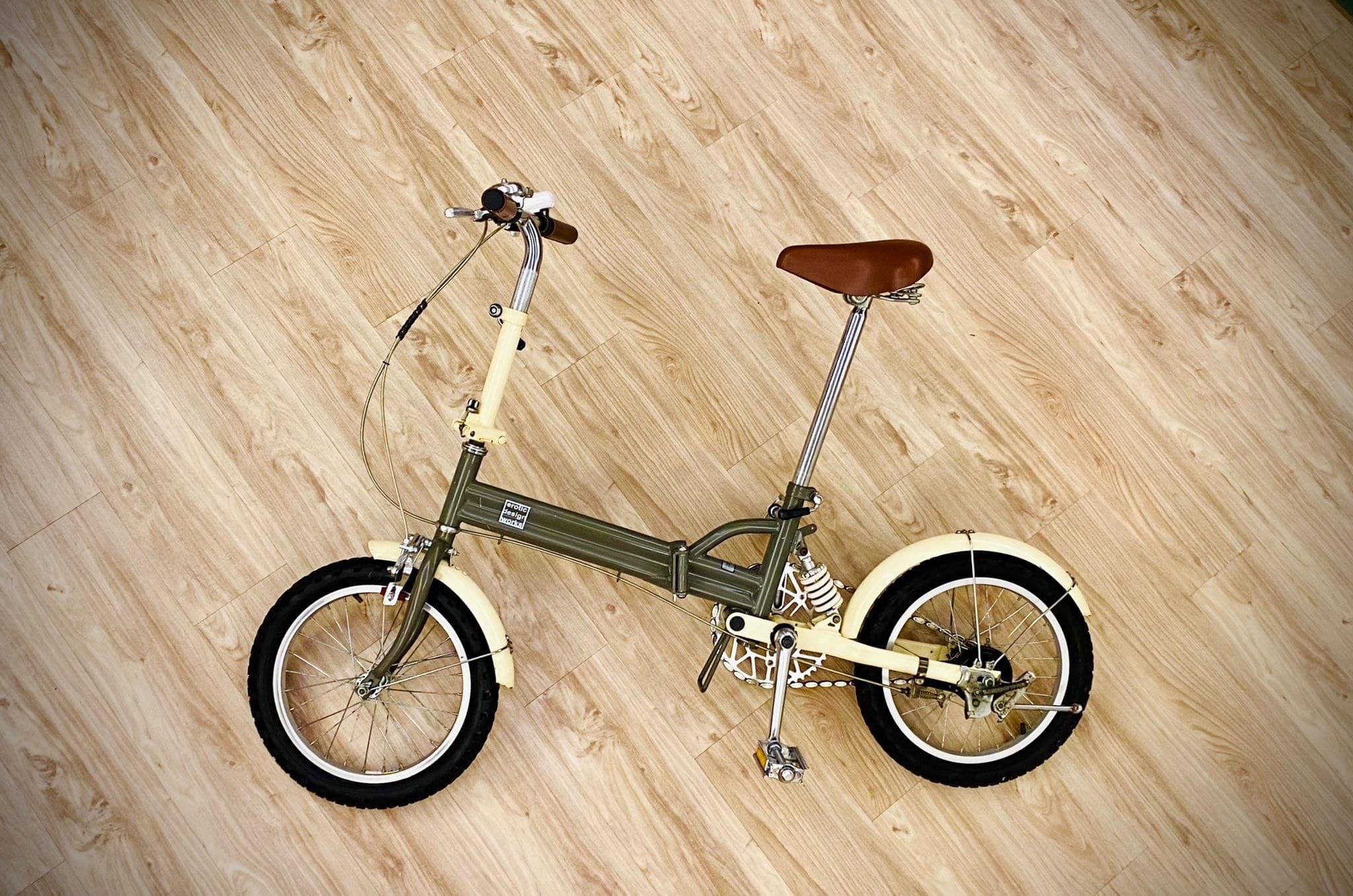 Vintage Japan Foldable Bicycle -“Erotic Design Works “, Sports Equipment,  Bicycles & Parts, Bicycles on Carousell