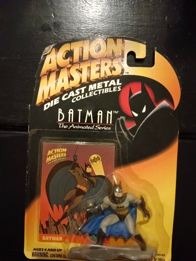 vintage Rare Kenner 1994 Action Masters Batman The Animated series metal  diecast figure New MOSC, Hobbies & Toys, Toys & Games on Carousell