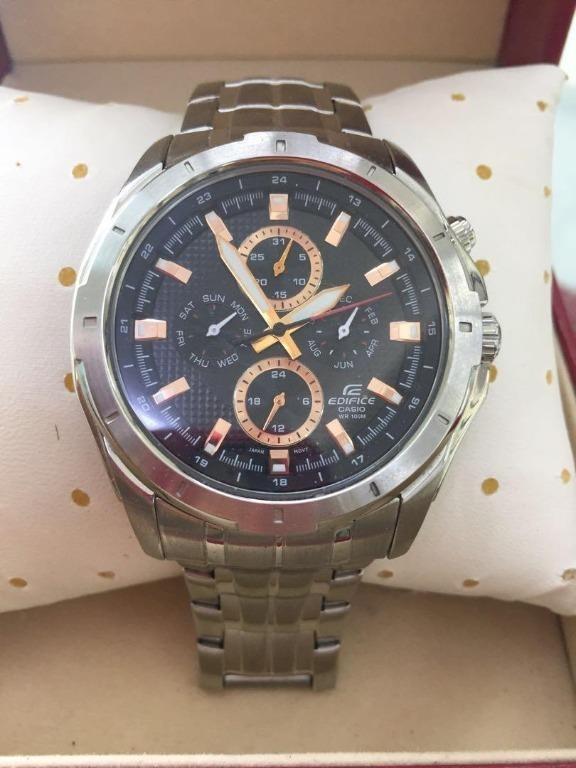 WATCH CASIO EDIFICE ORIGINAL100 NEW . JAM TANGAN EDIFICE CASIO ORIGINAL