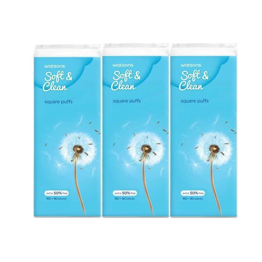 Watsons Cotton Pads, Beauty & Personal Care, Face, Face Care on Carousell