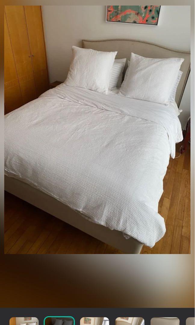 West Elm Sheet & Duvet Set, Furniture & Home Living, Bedding & Towels