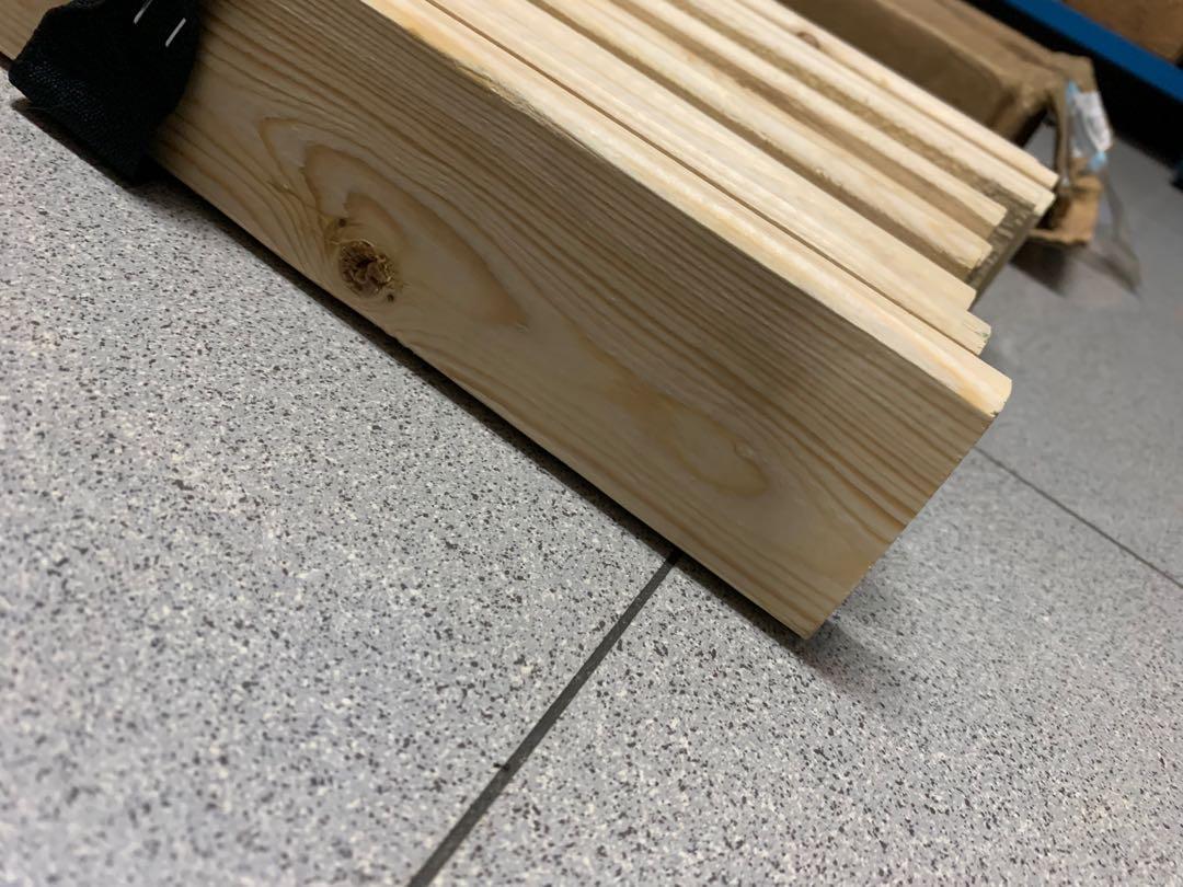 HeavyDuty Wooden Bunkie Board/Slats Mattress Support, Twin, Wooden Bed