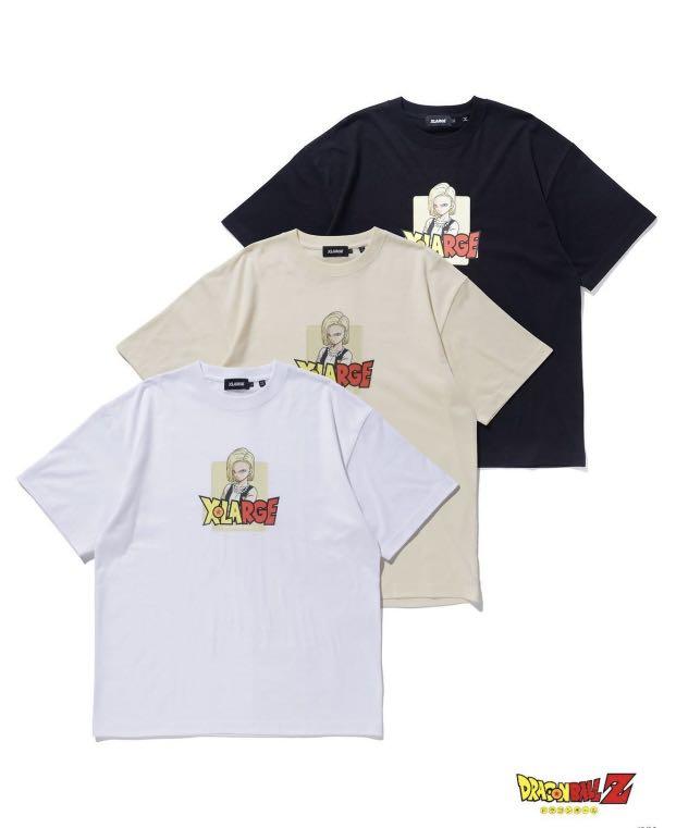 XLARGE x DRAGON BALL ANDROID18 S/S TEE イエロー XLサイズ ...