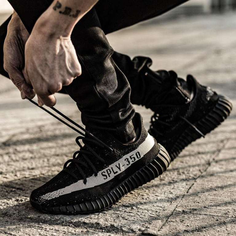 Yeezy Boost 350 V2 Core Black Green Men s Fashion Footwear Sneakers on Carousell