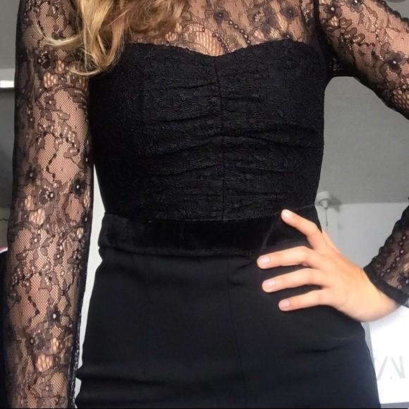 Contrast lace sales jumpsuit zara