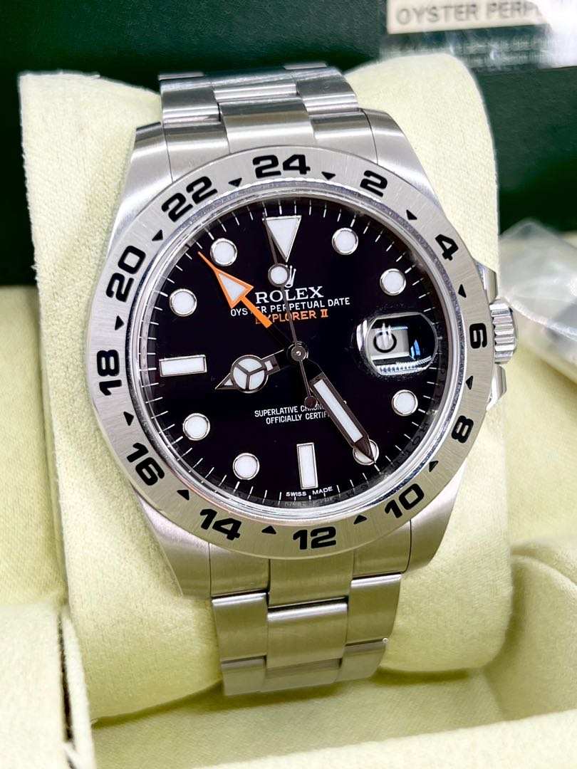 2013 Rolex Explorer II GMT Black 42mm 