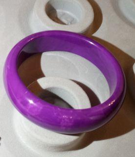 配飾類：#58.8mm 美國料紫雲母手鈪(220519-4)
