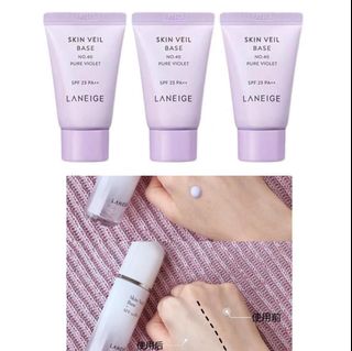 韓國🇰🇷 蘭芝紫色隔離霜 #40 10ml（一套2支）64230165665155110