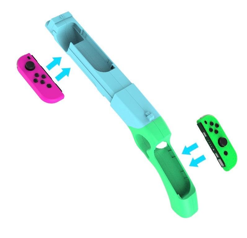 (全新) OLED Switch Joycon Gun 體感手槍 (iPlay) 玩 死亡鬼屋 HOD The House of