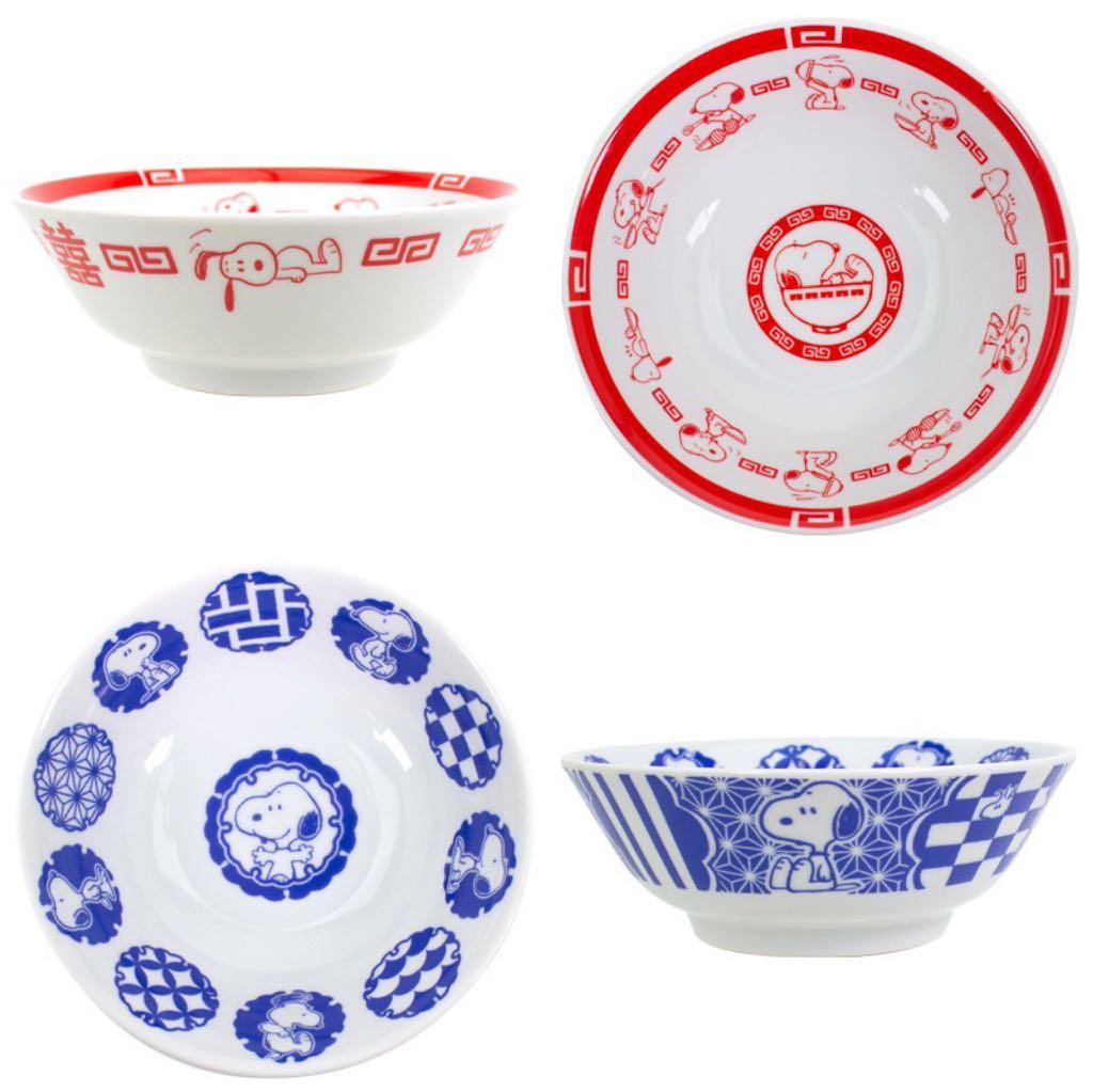 日本製snoopy 蓋飯碗 中華柄 其他 其他 Carousell