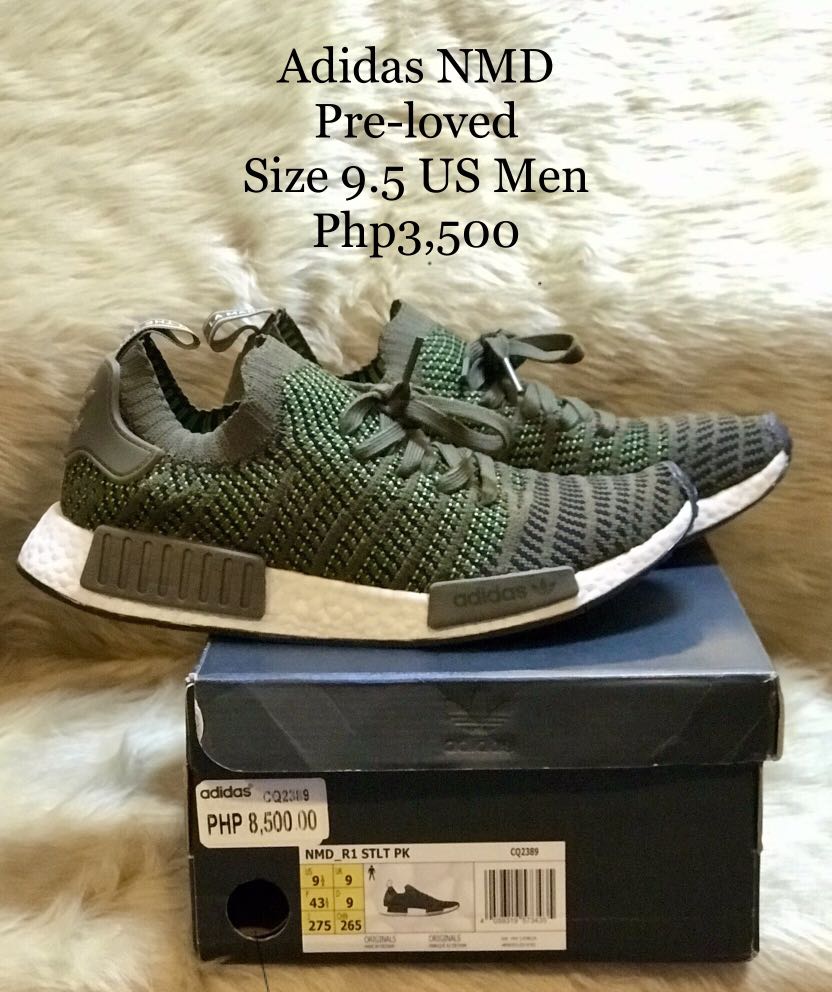 adidas nmd size 9.5 mens