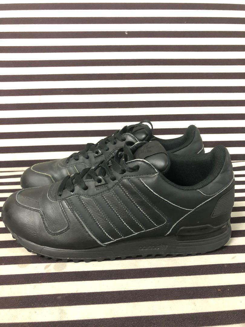 Adidas zx 700 black leather sale