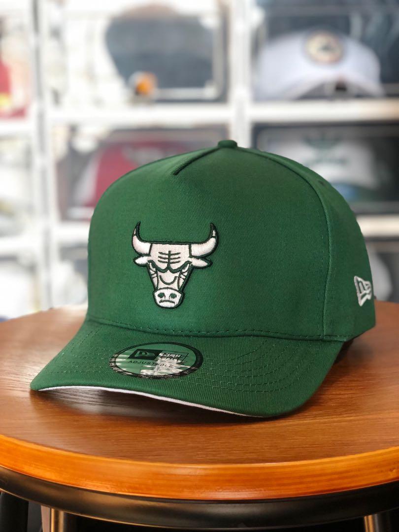 A Frame Cap Chicago Bulls X New Era Green Men s Fashion Watches