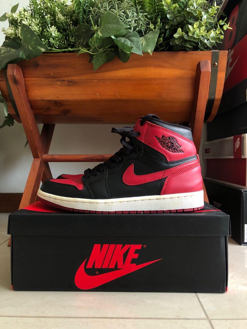 Air Jordan 1 Bred 2013, Men's Fashion 