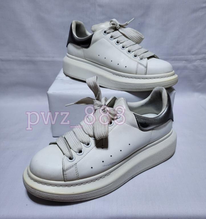 Alexander mcqueen sneakers silver back store