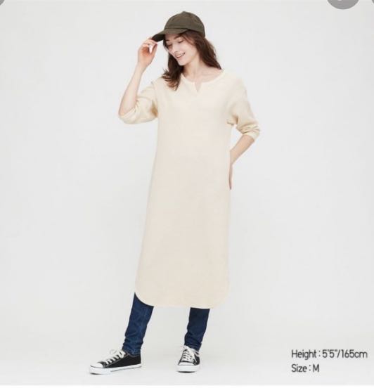 uniqlo waffle dress