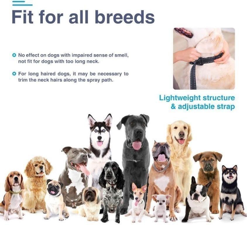Spray sense clearance anti bark collar