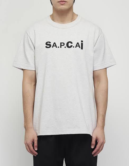 【好評最新品】A.P.C.×sacai KIYO Tシャツ グレー Mサイズ トップス
