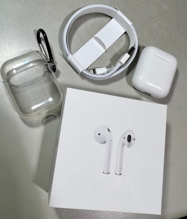 Apple Airpods 2 Gen Complete Inclusions Audio Earphones On Carousell 