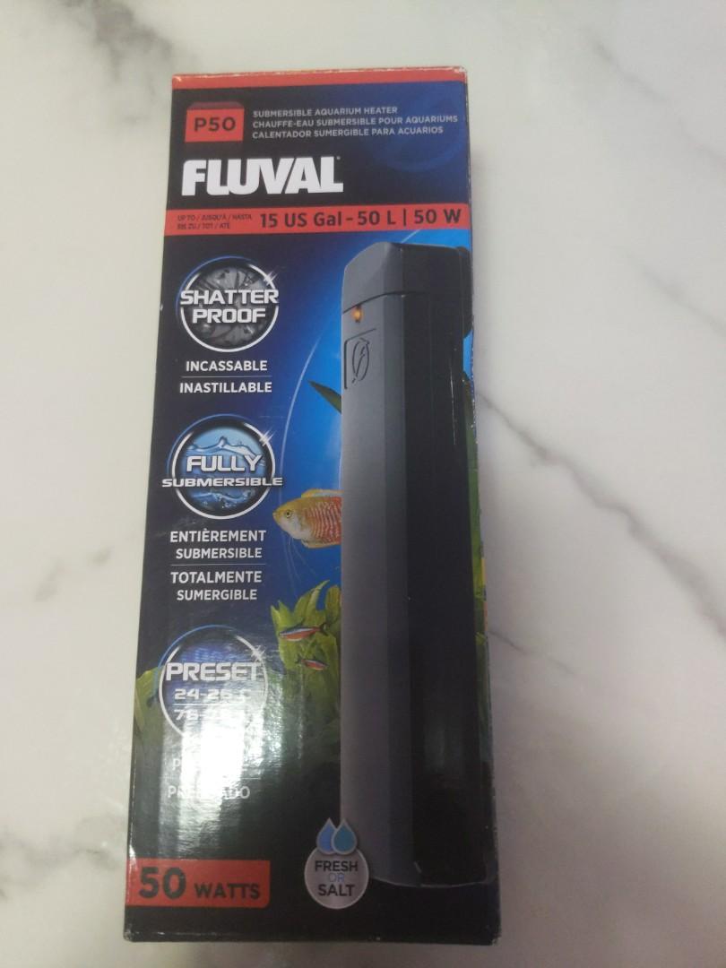 Aquarium heater fluval p50, Pet Supplies, Homes & Other Pet Accessories on Carousell