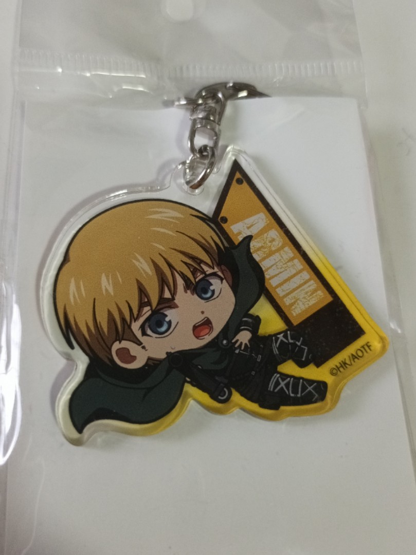 armin keychain aot, Hobbies & Toys, Memorabilia & Collectibles, Fan