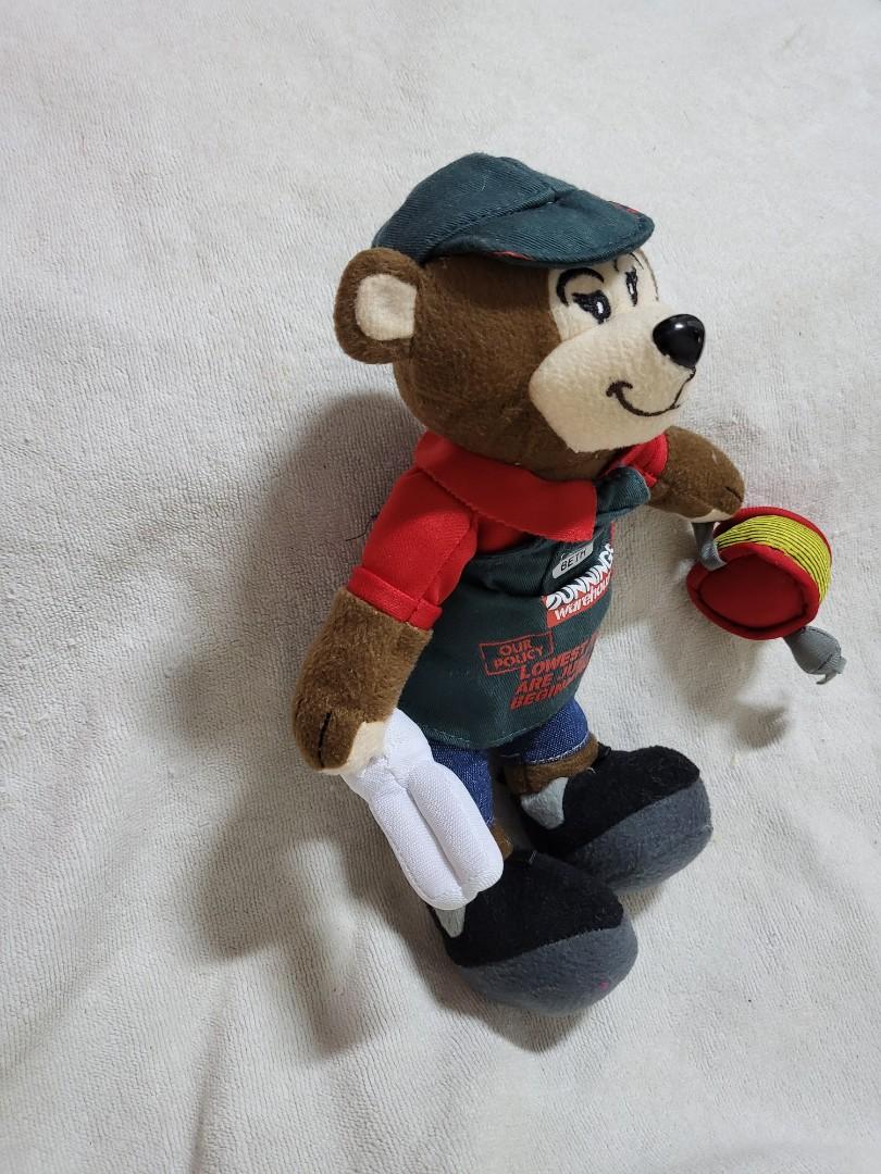 Authentic Bunnings Warehouse Collectable - Beth Bear Beanie Plush Soft Toy,  Hobbies & Toys, Collectibles & Memorabilia, Fan Merchandise on Carousell