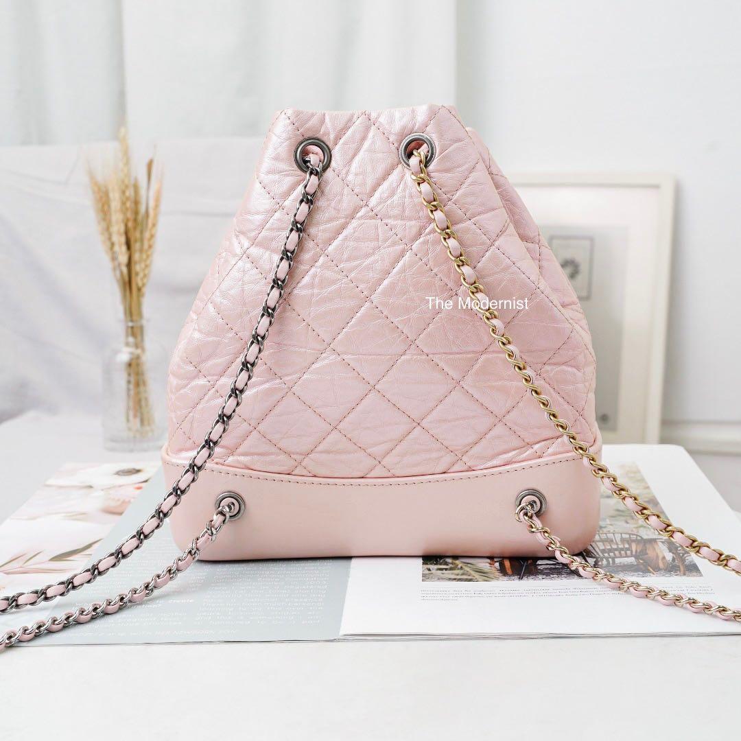 Authentic Chanel Iridescent Pink Small Gabrielle Hobo Bag Gold Hardware  Luxury Bags  Wallets on Carousell