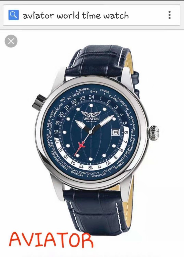 Aviator world 2025 time pilot watch