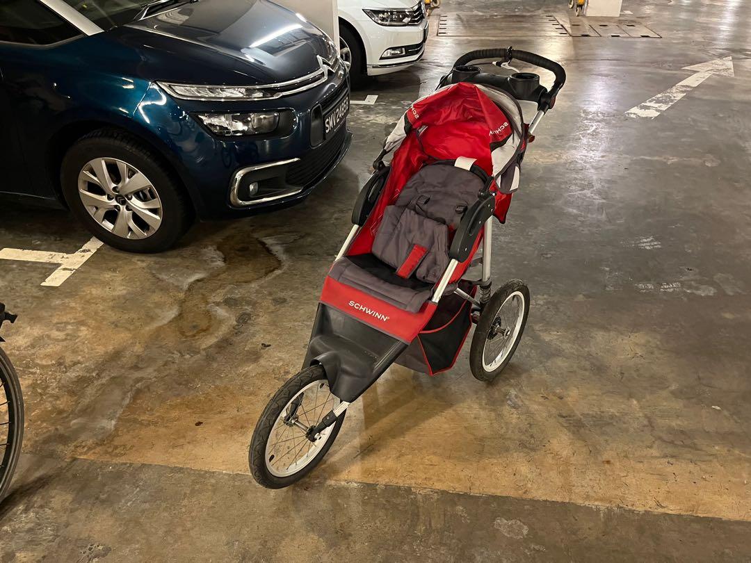 Schwinn fixed hotsell wheel jogging stroller