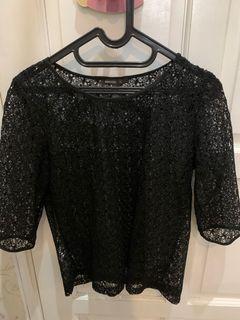 baju wanita clothes mango black