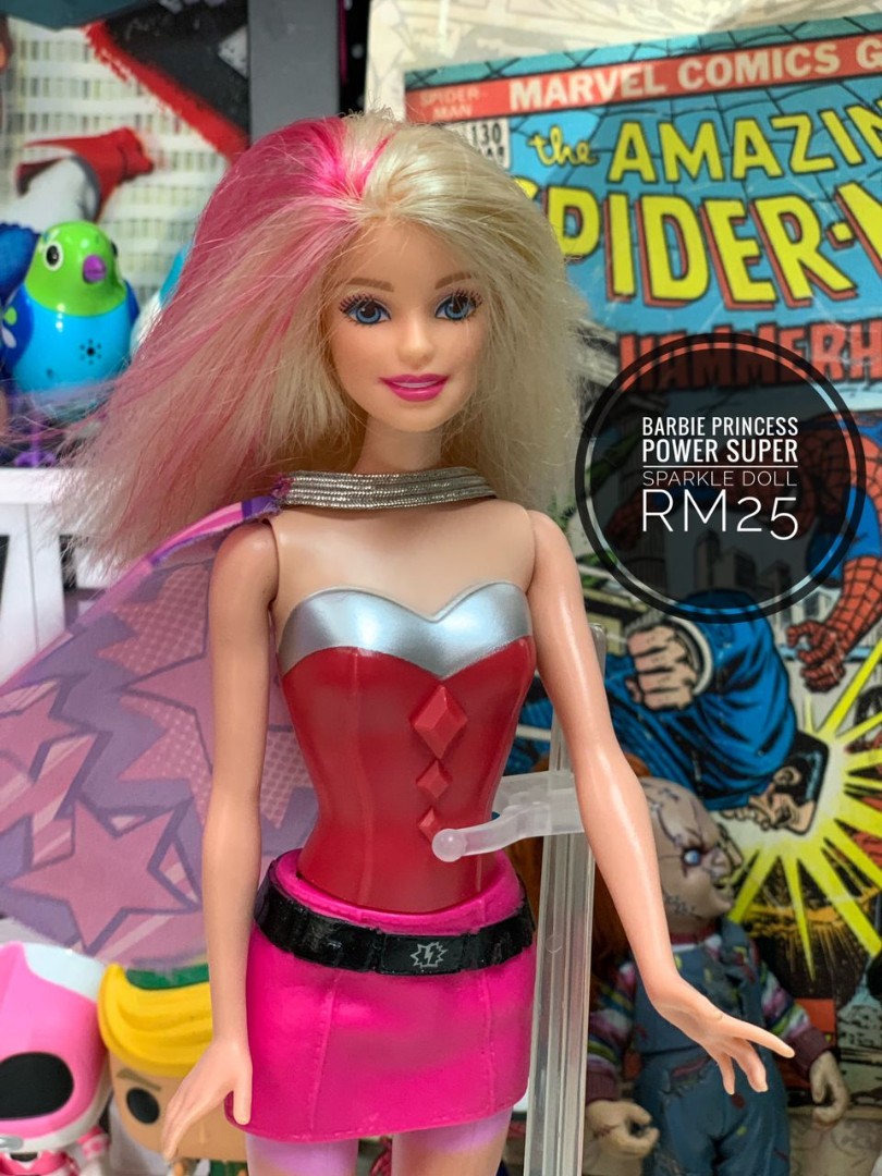 Barbie princess power super sparkle sales doll