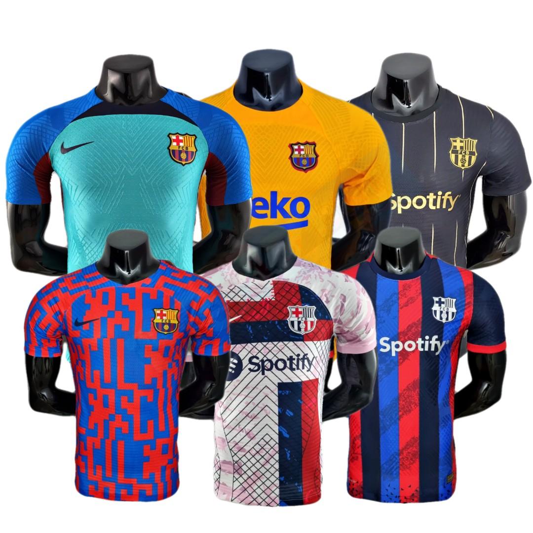 Barcelona Player version Jersey 22 23 Football Jersey Soccer