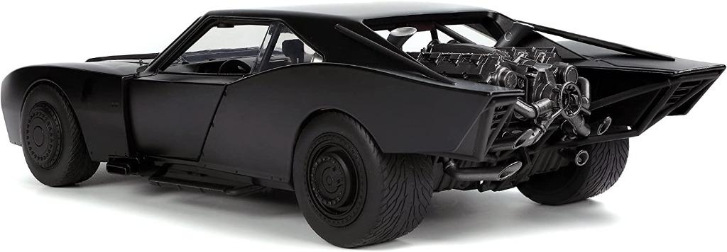 Batmobile Matt Black with Lights and Diecast Figurine 1:18(2022 ...
