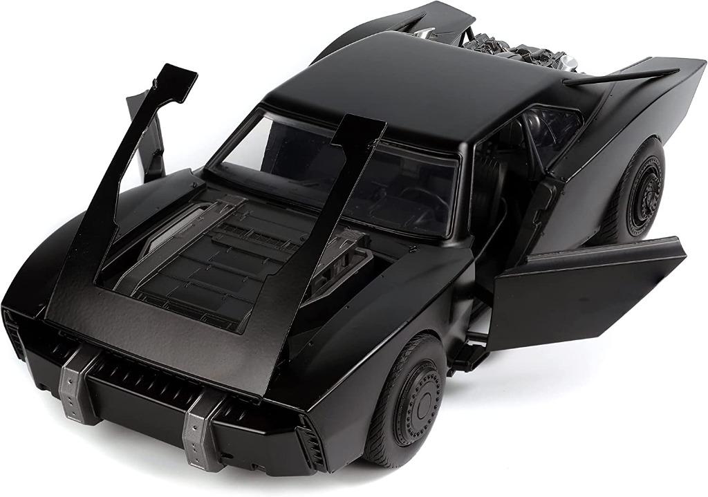 Batmobile Matt Black with Lights and Diecast Figurine 1:18(2022 ...
