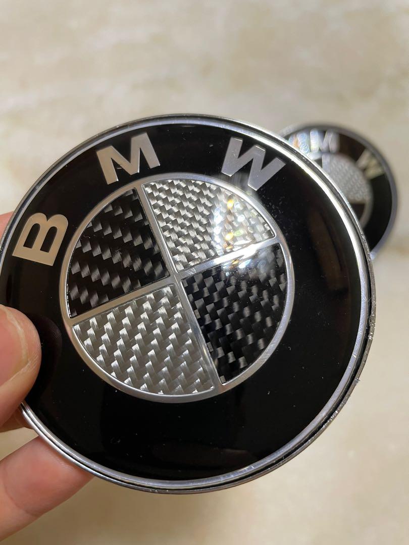BMW Emblem Set Carbon Fiber Real Car Accessories Accessories on