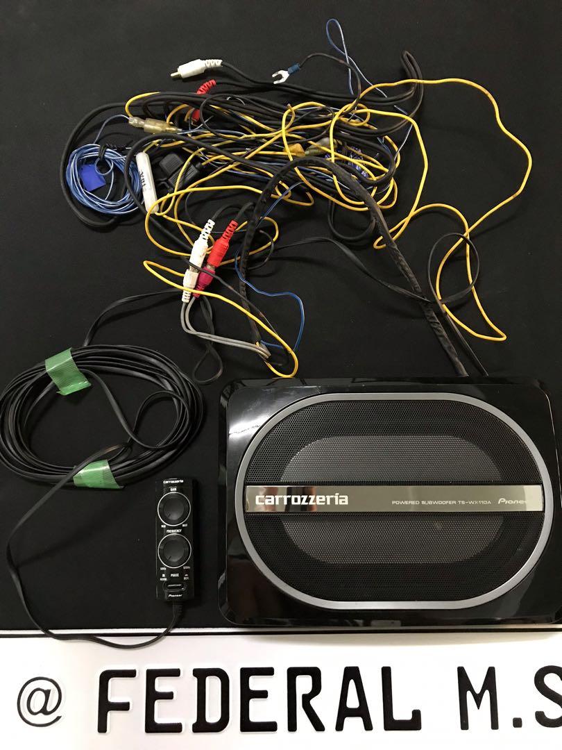 Carrozzeria TSWX110A (Powered UnderSeat Subwoofer), Auto Accessories