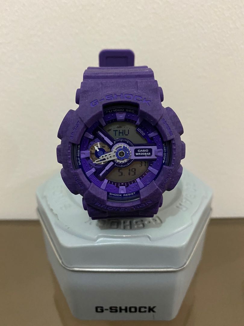 Purple g shock watch womens shop