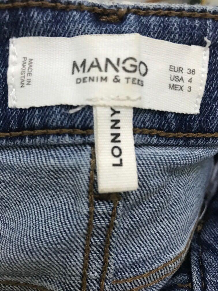 celana jeans mango size 36, Fesyen 