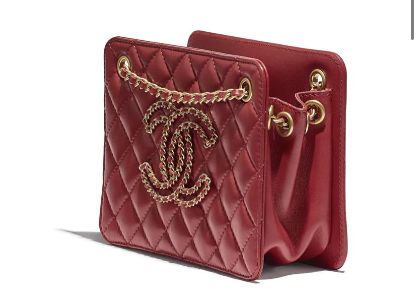 chanel accordion bag