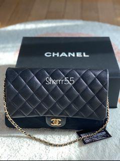 Chanel Clutch with Chain Caviar