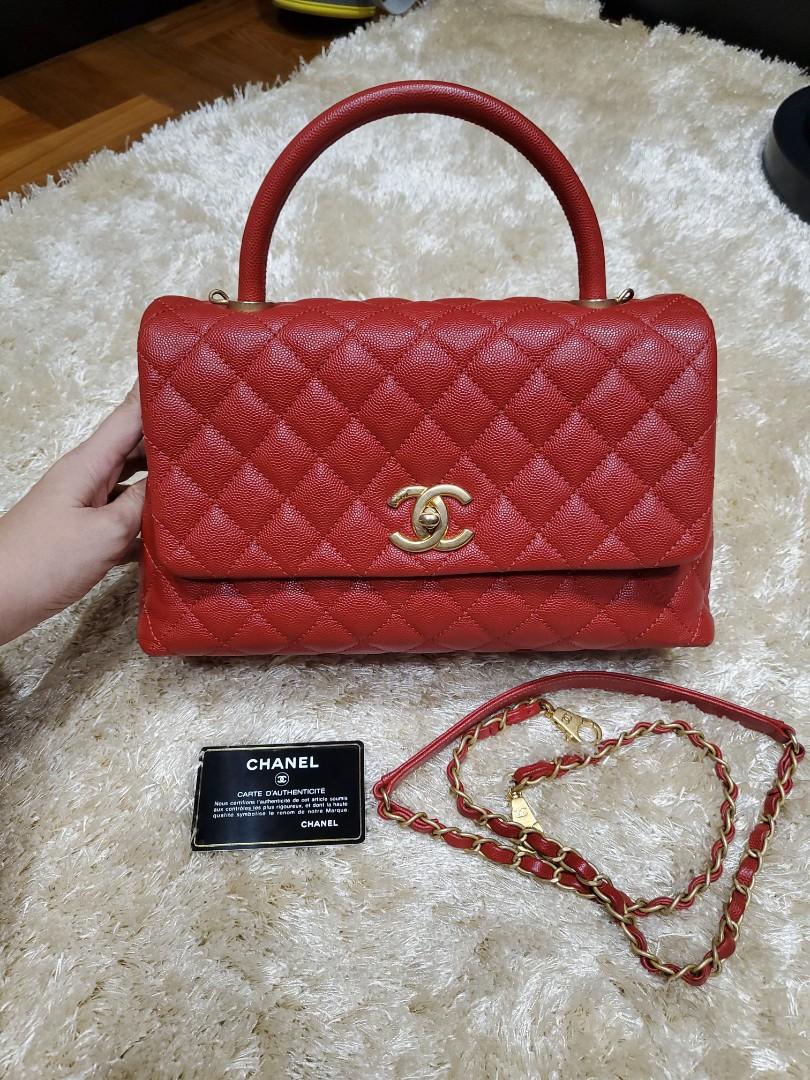 Red coco new arrivals chanel bag