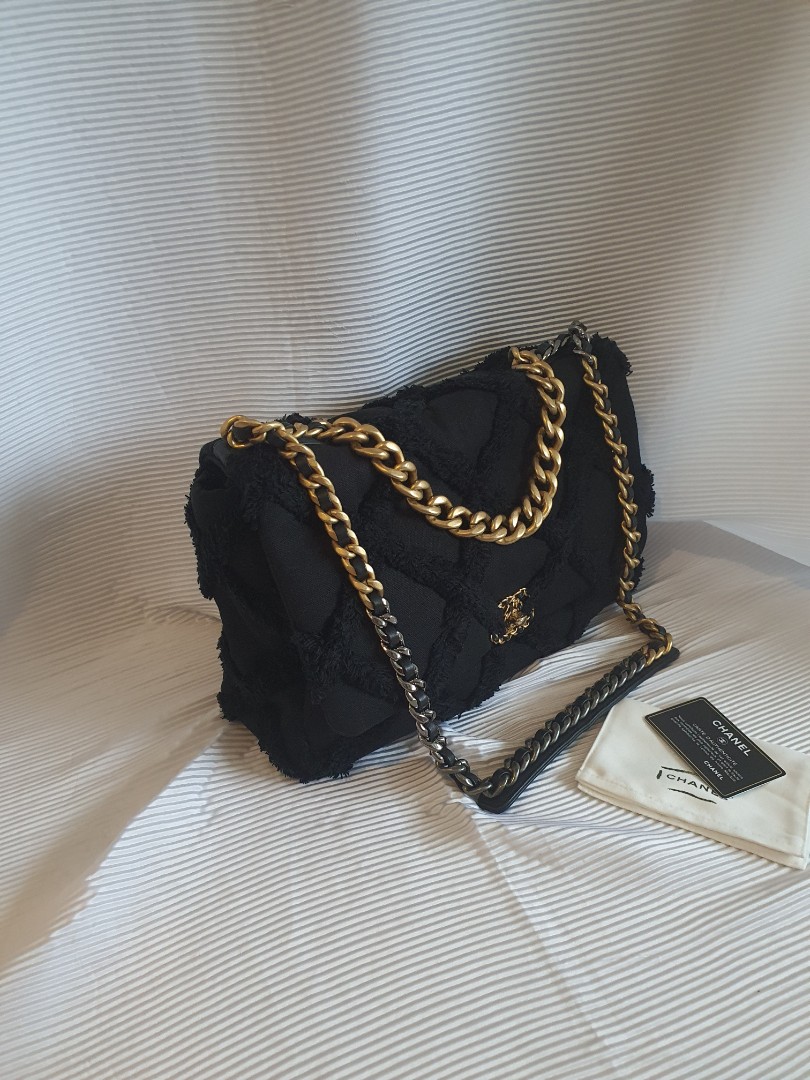 Chanel 19 canvas best sale