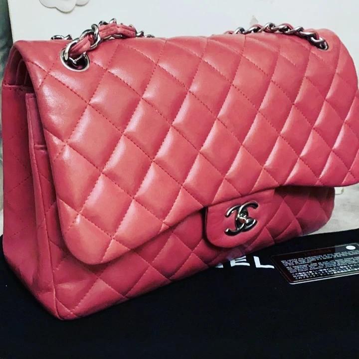 Chanel hot sale jumbo pink