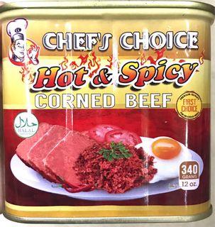 Chef’s Choice Hot & Spicy Corned Beef 340g Halal Certified