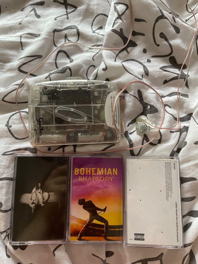 Clear Tech Clear Cassette Player (CT 150) *WITH CASSETTES*, Audio