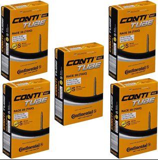 Continental Inner Tube Race 28 Presta 60mm / 80mm for 700cc 20-25mm and wide presta 60mm for 25-32mm