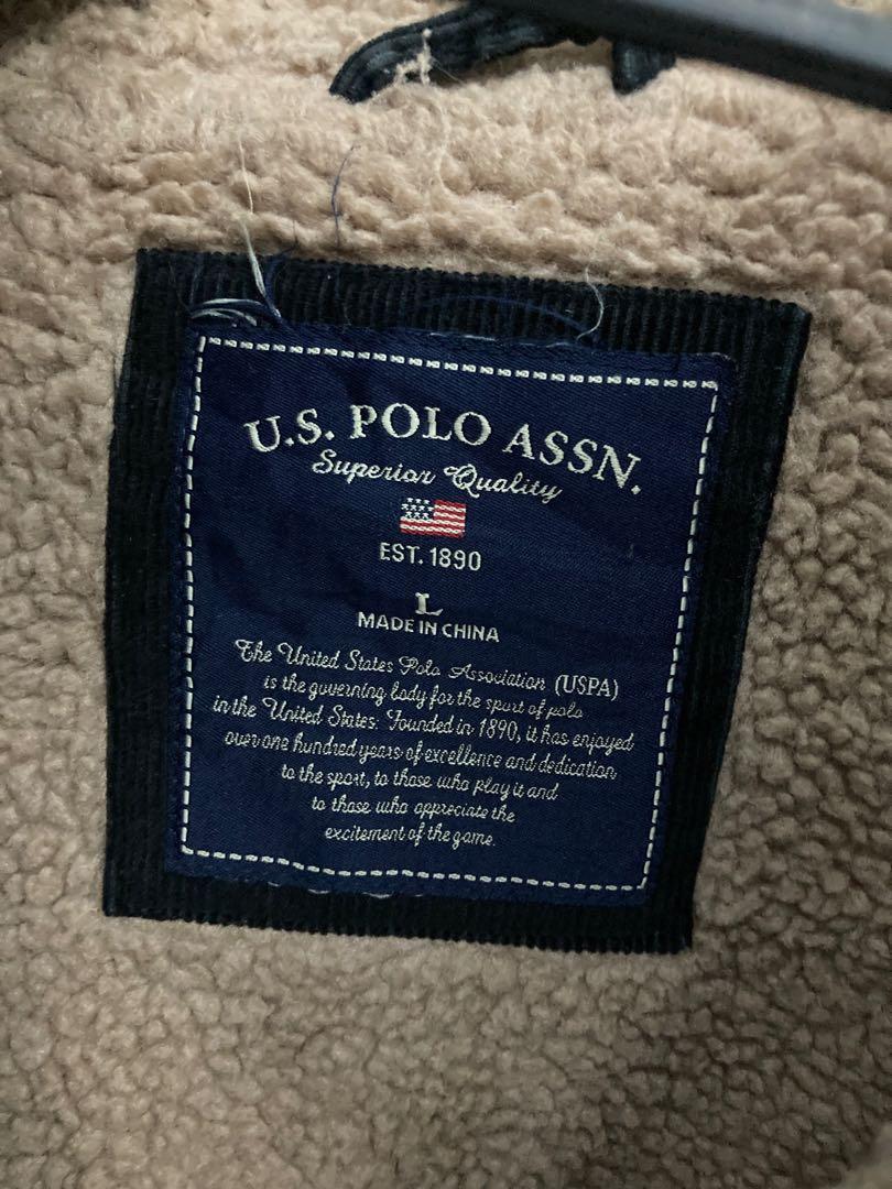 Corduroy Sherpa Jacket - U.S Polo ðŸ”¥