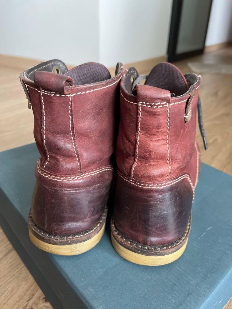 Red buck boots on sale